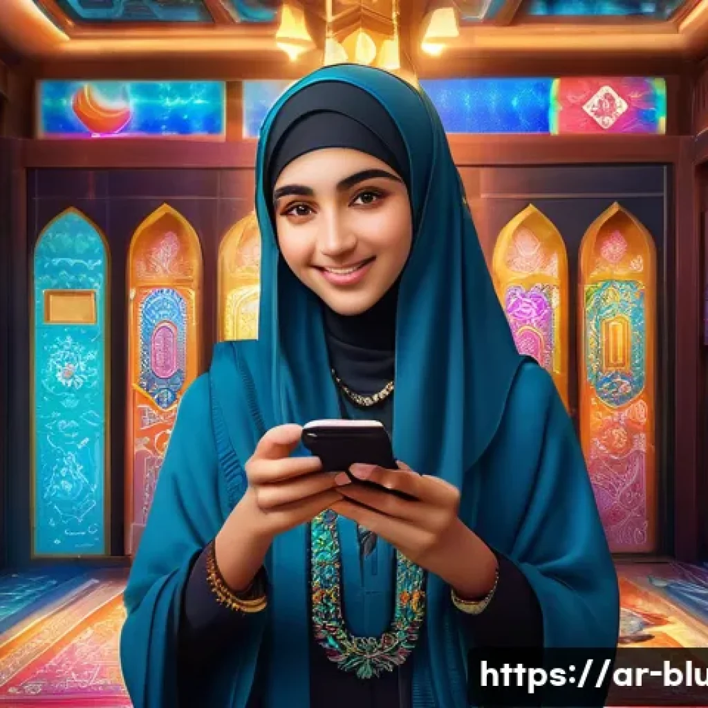블루아카이브 뽑기 확률 분석 - A detailed scene of a strategic Blue Archive gacha pull event, featuring a young Arabic female playe...